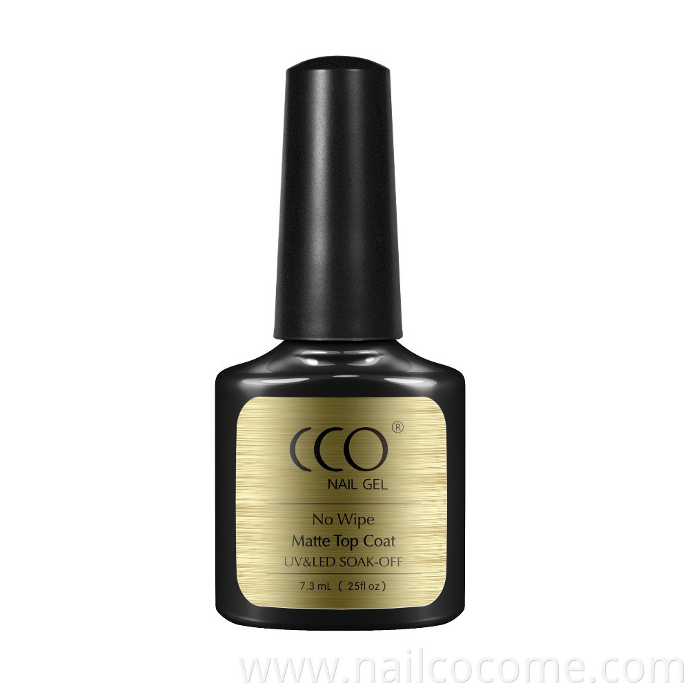 CCO Gel Top Coat No Light Gel Polish Soak With Easy Apply